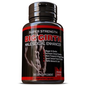 BIG GIRTH Male Enhancement Stamina Booster Libido 100% Natural Herbal Supplement Pills